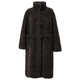 Three-color winter sheep fur grain velvet long plush jacket Teddy coat, dark gray M 160/84A