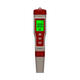 Detección de calidad de agua multifuncional Ph Ph Pen Accidity Meder TDS Conductividad Temperatura Salinidad Detección de peces Flight 9901 TDS/PH/Temperatura Tres