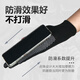 Maozheng 10 pairs of leaky two-finger gloves for labor protection, non-slip and wear-resistant, courier sorting and packaging work, riding, fishing, two-finger nylon point glue black