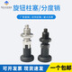 Customized knob plunger self-locking indexing pin thread positioning pin mold spring plunger reset rotary plunger pin carbon steel reset M12156