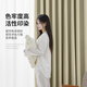 铭聚布艺（MINGJU）窗帘 全遮光窗帘成品窗帘布遮阳帘涤塔夫奶油色挂钩式2.0*2.4单片