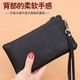 Glorzd [Real Top Saper Cow Wide] Handbag Clutch Long Long Billet Bold de mano Bolsa de teléfono móvil Madre Mother Bag Negro