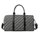 HANKESDUN new travel bag portable travel bag unisex luggage bag coarse cloth fabric with jacquard short-distance handbag