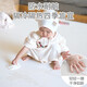 babysoul宝宝加厚爬行垫4cm儿童地垫家用婴儿爬爬垫折叠XPE 奶酪色无缝 120CM*160CM*4CM
