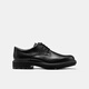 ECCO Leather Shoes Men's Leather Heightened Business Formal Derby Shoes City Oslo 550224 Black 42 HL