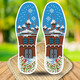 Sole de croix intérieure Stitch auto-embroderie à ceinture et filetage 2024 Nouveaux ping semi-finis épaissi un tissu de coton absorbant la transpiration à la main rouge 686 Ping an 39