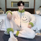 Yu Kemian (yukemian) Herren-Pyjamas Winter Teenager Koralle Velvet Dicked Student Pyjamas Herbst Herbst und Winter Flanell Home Clothing Set XQ-9928 L Standard l Höhe 168-173 Gewicht 100-125 Jin [Jin gleich 0,5 kg]