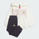 Adidas Adidas Children's's Clothing Baby Sports Two-Piece Cabinage à capuche Longte de veste JF3882 JF3882 74