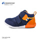 Yuexing Children's Shoes 2024 Autumn New High-top Toddler Shoes Key Shoes Boys Stable Girls Functional Shoes Toddler Shoes Dark Blue 21.5 (inside length 13.5cm suitable for feet 13cm long)