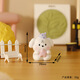 Cute puppy cartoon desktop decoration creative small animal entrance office area decoration children's study decoration Wish Puppy