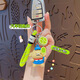 Li Hepian cartoon sports line puppy doll key chain small pendant car bag key chain hanging small gift commemoration line puppy sports meeting series - badminton