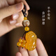 Leledi Pixiu Keychain Car Lucky Pendant Couple Men and Women Creative Tiger Eye Stone Pixiu Style
