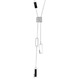 Fangnut Tuju Geometric Sweater Chain Female Long Ting Chain Young Fracket Pendant Fashion accessories New Year Gifts Give Girlfriend Gessor Geometric Sweater Chain-Silver Silver-Silver