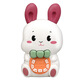 Sommer Kinderspielzeug singen Kaninchen Frühschullernmaschinen Puzzle Luminöses Baby Multifunktional Story Machine Stand Settings Süßes Kaninchengeschichte Maschin