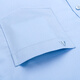 Shanshan (FIRS) [Ironización libre de amoníaco líquido] Camisa de manga corta para hombres Camisa de plancha de algodón puro de algodón puro para hombres para hombres azules de manga corta 39