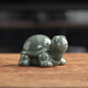 Ruyao Ge Kiln Tea Pet Decoration Tea Play Mini Turtle Split to Raise Cute Ceramic Kung Fu Tea Ceremony Accessories Boutique CJX Plum Green-Ge Kiln Turtle Tea Pet No Specifications