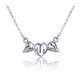 Fiber beam (QIANSHU) PT950 platinum necklace women's platinum necklace platinum pendant fashion chain clavicle chain about 39.5+3 cm long about 3.45-3.55 grams