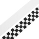 Vans offizielle Herrengürtel (1473 mm*38 mm) Schwarz -Weiß -karierte gleichmäßige Größe
