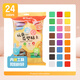 Lumière du matin (M / G) 24 Color Antibactérien Antibactérien Easy Plastic Clay Ake039H8 Couir non toxique Argile Plasticin 4d Sacs de jouets de bricolage faits à la main