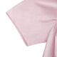 Jnby von Jnby Jiangnan Stoff Kinderkleidung Frühling und Sommerhemd rund Hals Kurzarm Faltenkragen Mädchen Kinder 1N321247A 691/Verschiedenes Graupulver 110 cm