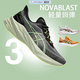 Asics Novablast 3rd generation 2024 spring Asics ASICS high soft elastic light cushioning running shoes for men and women. 4th generation B693-001 black/blue price please contact customer 40 = US7=25.25CM, which is small, please buy 5 millimeters larger