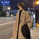 Veste de brise-vent en coton pour les garçons en automne et en hiver British Style Beau manteau en tweed manteau coton chaud coton black xl [120-140jin [Jin est égal à 0,5 kg]]]