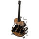 Vintiquewise guitar-shaped 5-bottle wine rack floor-standing metal ornaments home bar decoration