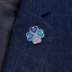 Kaflink's new brooch Wish Four Leaf Clover Badge Collar Button Collar Corner Button Men's and Women's Suit Suit Metal Badge Breast Buckle Gold Color Brooch - Wish Four Leaf Clover 1 piece