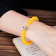 Qingchengshan Beeswax Bracelet for Women, Wasabi Southwest Red Transfer Beads, Jade Good Luck Lotus Gourd Fortune Bracelet, Gourd Jade Beeswax Bracelet + Expired
