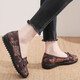 Hkqd Old Peking Stoffschuhe weibliche Mutterschuhe mittleren und älteren Schuhe weicher Sohle älterer Anti-Rutsch-Schlupf-Frühlings- und Sommer-Frauenschuhe 7170-46 Red HX 37