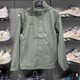 Li ning Windbreaker Jacke Herren 2024 Autumn Fitness-Serie Trendy Casual Sports Winddosiger mit Kapuze vielseitiger Sportbekleidung kaltes Sandelholz AfDT753-6 xxl