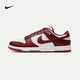 Nike (Nike) Dunk Low Retro Herren White Grey Sneakers Retro-Schuhe DD1391-601 Team Red 41