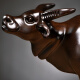 Awesome ornaments rosewood carving scalpers craft gifts opening housewarming gifts for gifts for wooden zodiac signs of ebony carving cattle [38 cm long]