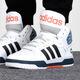 Adidas casual shoes men's shoes 2025 new summer sports shoes NEO high top versatile student shoes FY6621 GY0723 black, white and blue 42.5