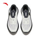 ANTA Burning MAX丨Men's Shoes Training Shoes Spring Fitness Squat Shoes Strength Training Sports Shoes for Men Lace-Free Papery White/Ink Gray-5 40