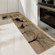 Baibuda D-687 Linen anti-slip rubber floor mat Entry door mat carpet 60*90CM Giraffe