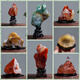 Agate raw stone ornaments 0 wind Lingshi Gobi stone color jade Taihu stone Lingbi strange stone pendant bracelet necklace Z-69 Z-693
