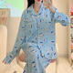Chicao Japanese-style giikawa chiikawa pajamas for women in spring and autumn long sleeves cute little Ba students can wear home clothes outside 3519# double long wrinkled cloth rabbit M 75-100Jin[Jin equals 0.5 kg]