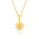 Mengjinyuan 18k gold pendant six-pointed star three-dimensional pendant without chain as a birthday gift for girlfriend