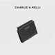 Чарли / Келли Официальный веб-сайт CK Light Luxury Bag Men's Short Simple Simple Wallet Multi-Card Colel Clutch Black