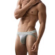 0850 men's thong cotton fabric fashionable breathable sexy comfortable thin low waist personalized sports double underwear gray L