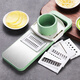 Baji vegetable cutting artifact grater grater kitchen potato shredded slicer cutting artifact five knives + hand guard