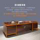 Kong Qiu Mingge ebony solid wood boss desk new Chinese style CEO office desk and chair combination furniture executive desk 2.0m boss desk