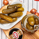 仨哥们俄罗斯进口酸黄瓜680g 酸甜味 俄式腌青瓜罐头方便速食汉堡配菜