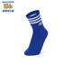 Skechers boys and girls sports socks are fashionable and comfortable winter children's antibacterial mid-calf socks 3 pairs L125K054 sugar white/wave blue/dutch canal blue/058J 3 pieces one size fits all (XL)