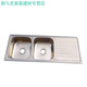 
304 stainless steel sink double-trough lengthened stainless steel washbasin integrated stretch washbasin S12048 12048