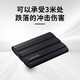 Samsung Mobile Solid Drive (PSSD) T7 Shied Leer Velocidad de 1050 MB/S Tipo-C Interfaz Dark Night 2TB+ Drive Drive Paquete