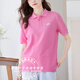 
Nike (NIKE) large-size women's men's T-shirt 2025 summer sportswear breathable loose comfortable jogging casual short-sleeved polo shirt FN3895-675/playful powder/big XL
