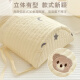 Ling Yuxun ins crib storage hanging bag newborn children's bedside bag kindergarten baby diapers toy storage bag rice bottom gray star moon
