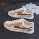 Reli Canvas Schuhe Herrenschuhe Frauenschuhe Frühling und Herbst Klassische Schuhe Herren bequemer lässige Schuhe atmungsaktives vielseitiges Paar des Paares Rice Brown 41